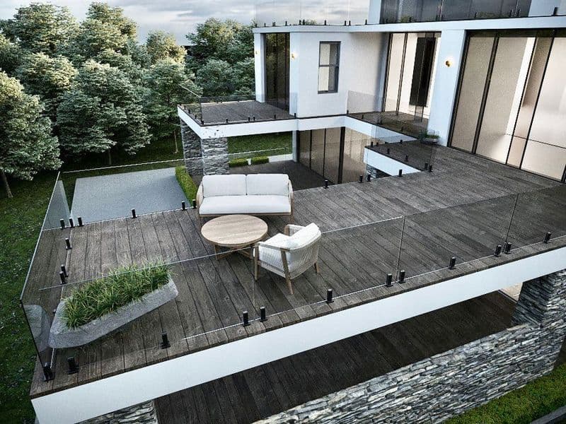 Spigot Glass Railing System